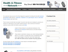Tablet Screenshot of healthfitnet.com